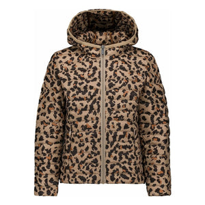Jott - Carla Leopar Daunenjacke | Beige