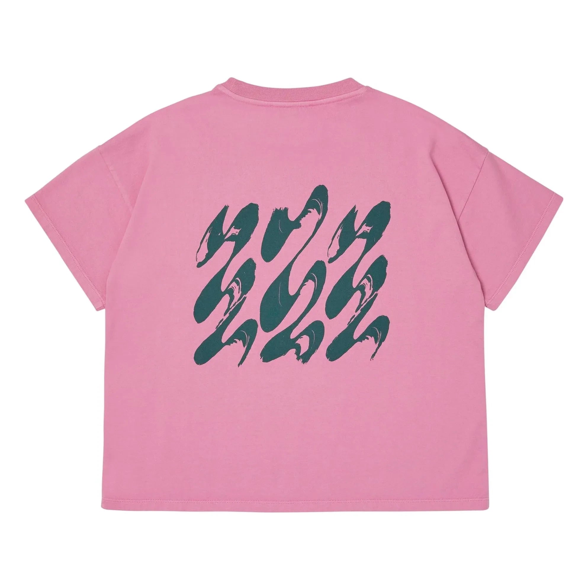 Main Story - Übergroßes T-Shirt aus Bio-Baumwolle | Rosa