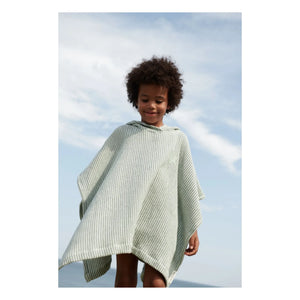 Liewood - Poncho Paco | Y/D gestreift Peppermint/Creme de la creme