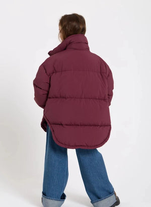 Finger in the nose - Snowbag Wattierte Jacke | Aubergine