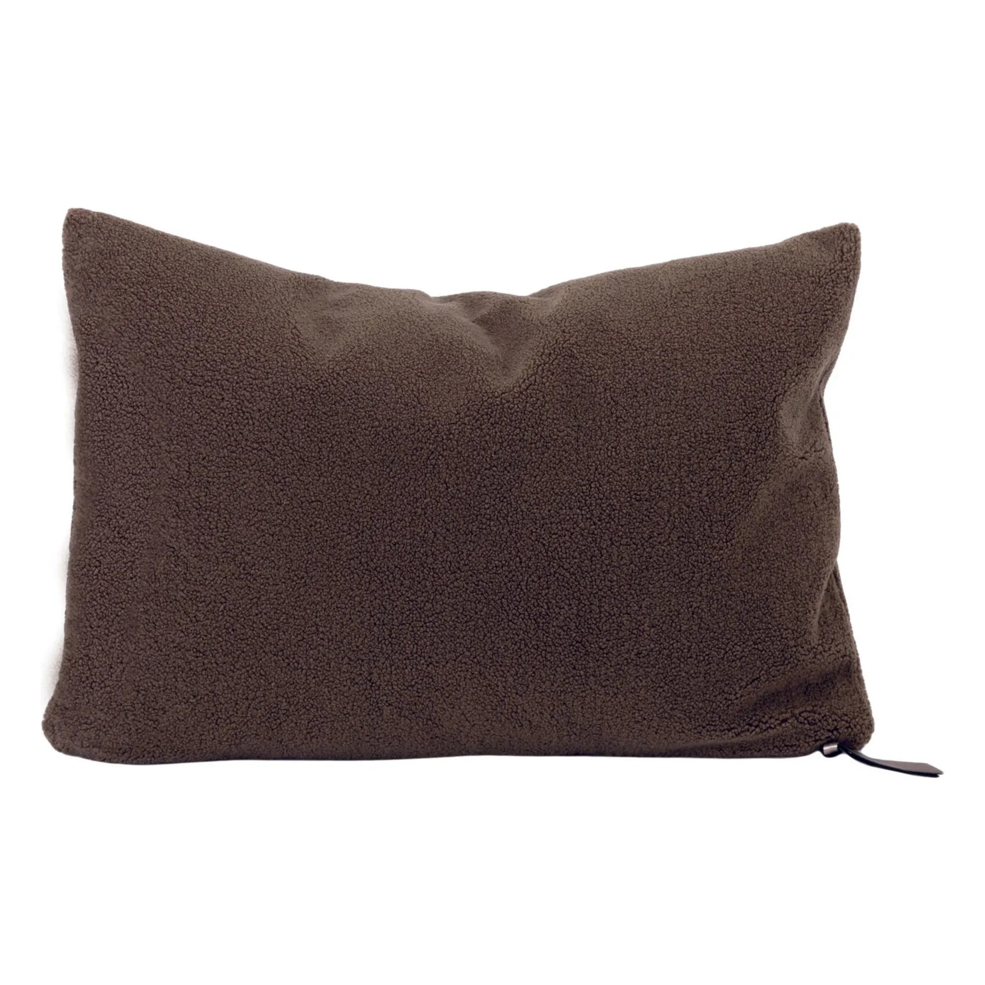 Maison de Vacances - Vice Versa Bouclette Teddy Kissen | Frosted brown