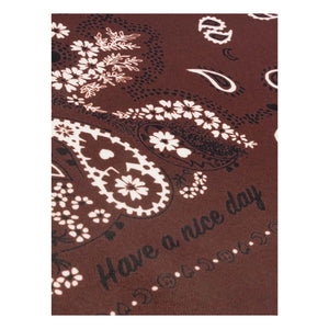 Call it by your name – Kleines Seiden-Bandana | Braun