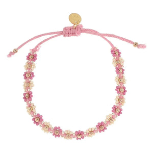 Jenest - Blumenarmband | Rosa