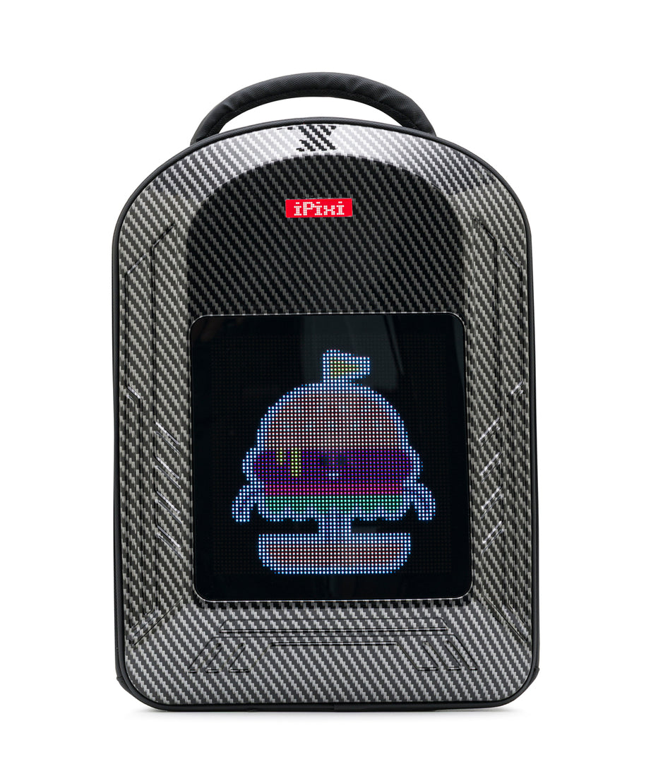 iPixi – LED-Bildschirm Mittlere Größe Titan Rucksack
