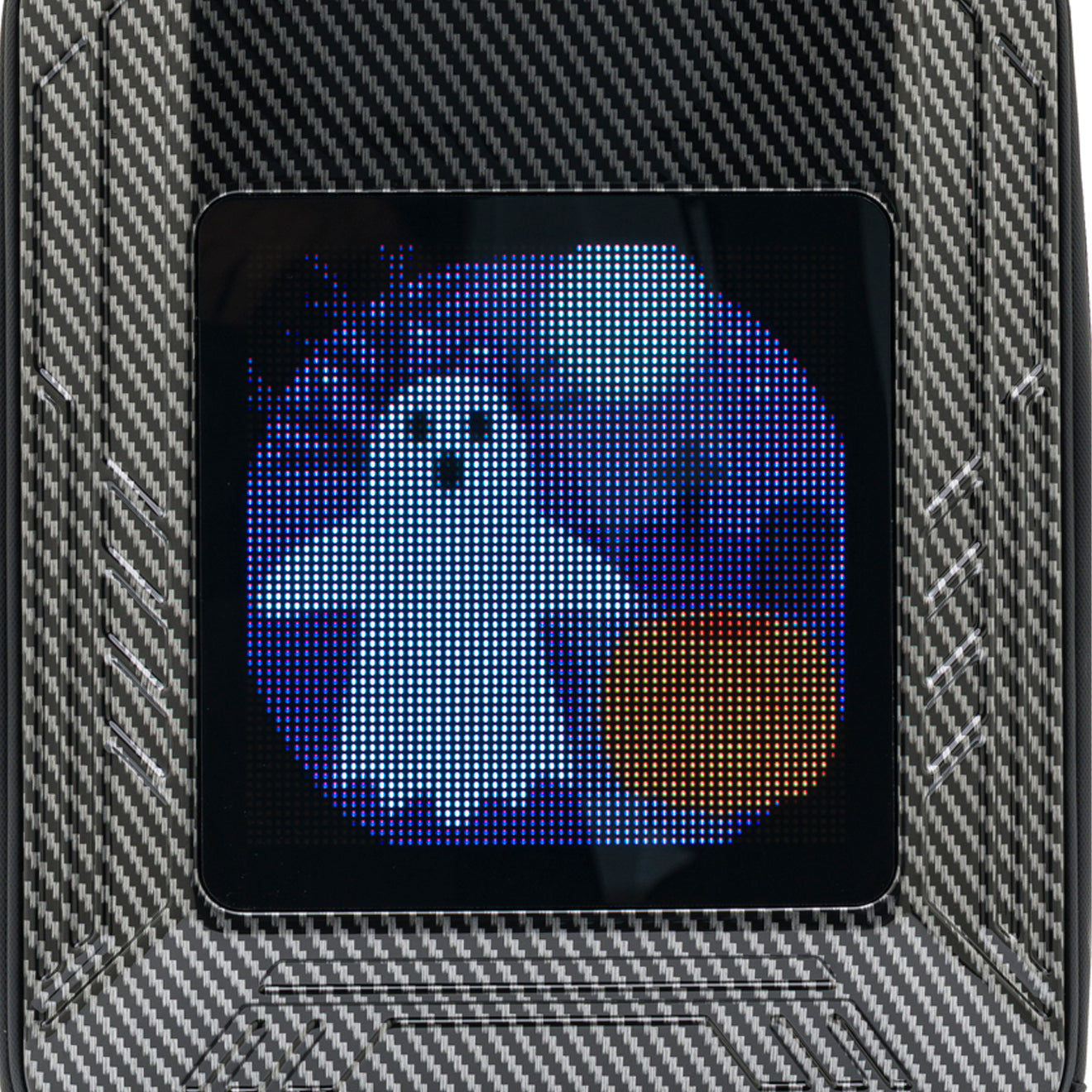 iPixi – LED-Bildschirm Mittlere Größe Titan Rucksack