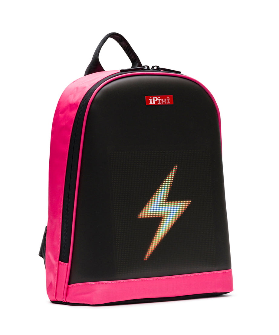 iPixi – Mini rosa Rucksack für Kinder mit LED-Bildschirm
