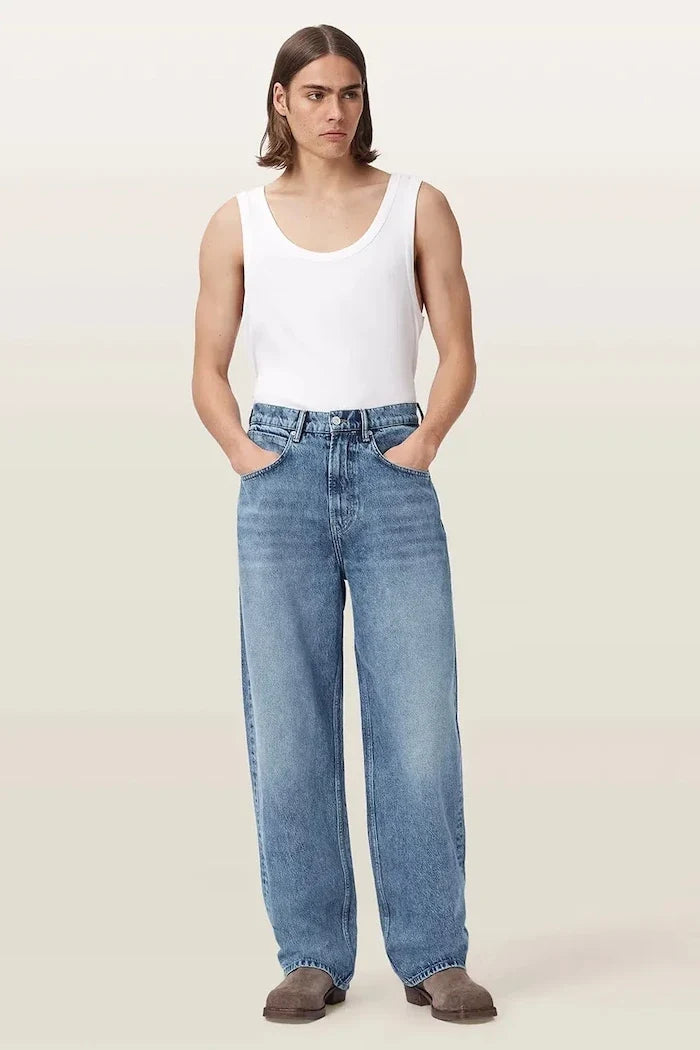 AllSaints erkek relaxed fit jean RIVET