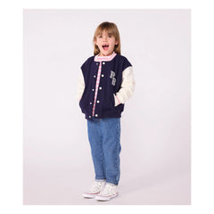 Petit Bateau - Teddy-Jacke | Marineblau