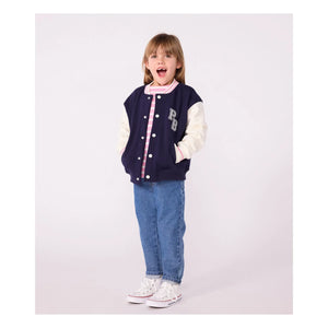 Petit Bateau - Teddy-Jacke | Marineblau