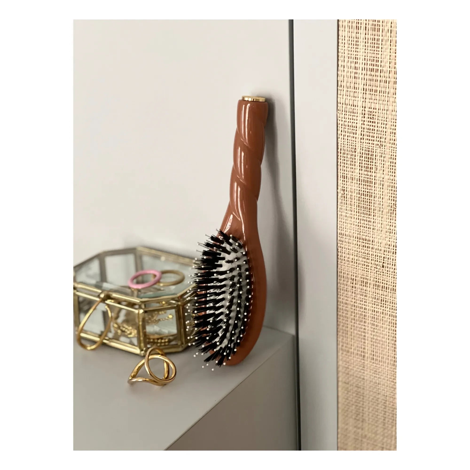 La Bonne Brosse - N°03 The Essential Soft Hairbrush - Empfindliche Kopfhaut | Hopi Terracotta