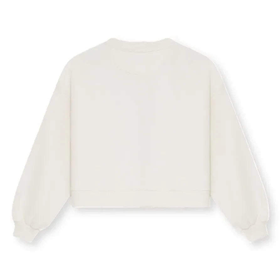 Die neue Gesellschaft – TNS Logolu Sweatshirt | Beyaz