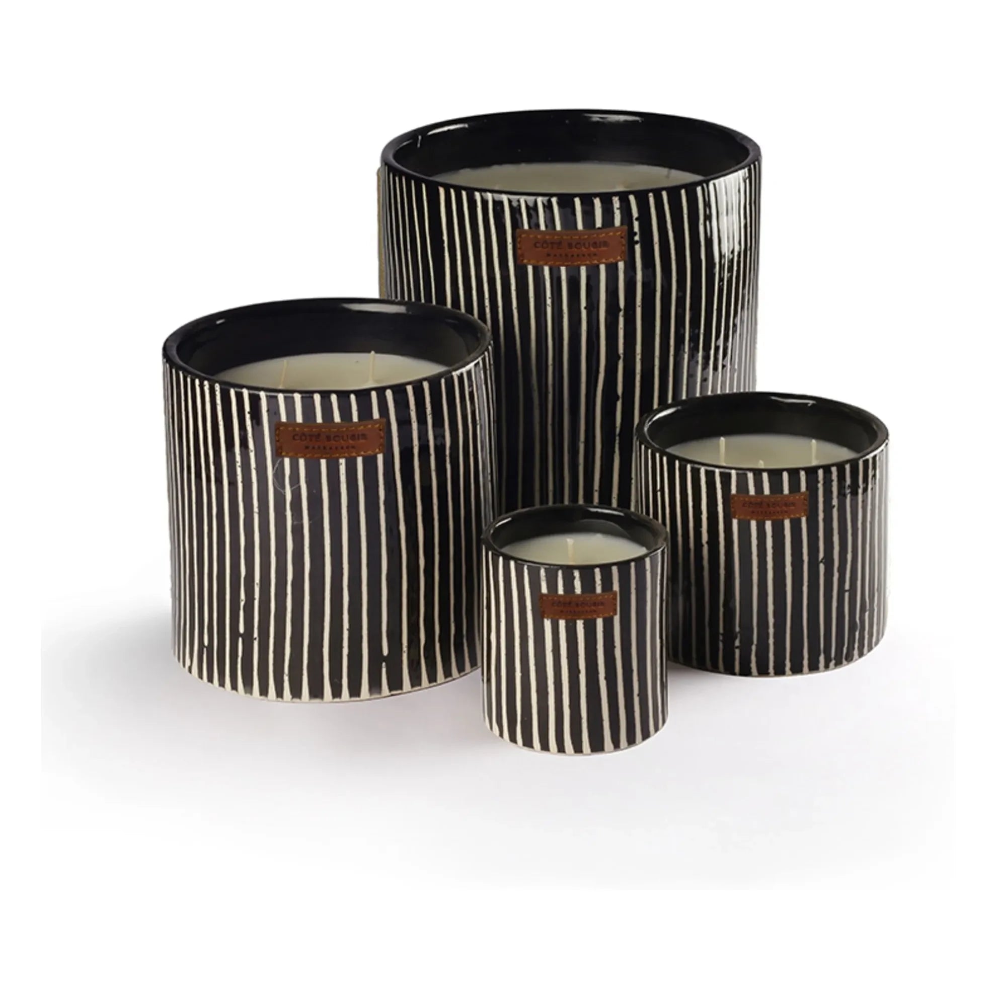 Côté Bougie - Zebra Kerze - Mandarine Majorelle