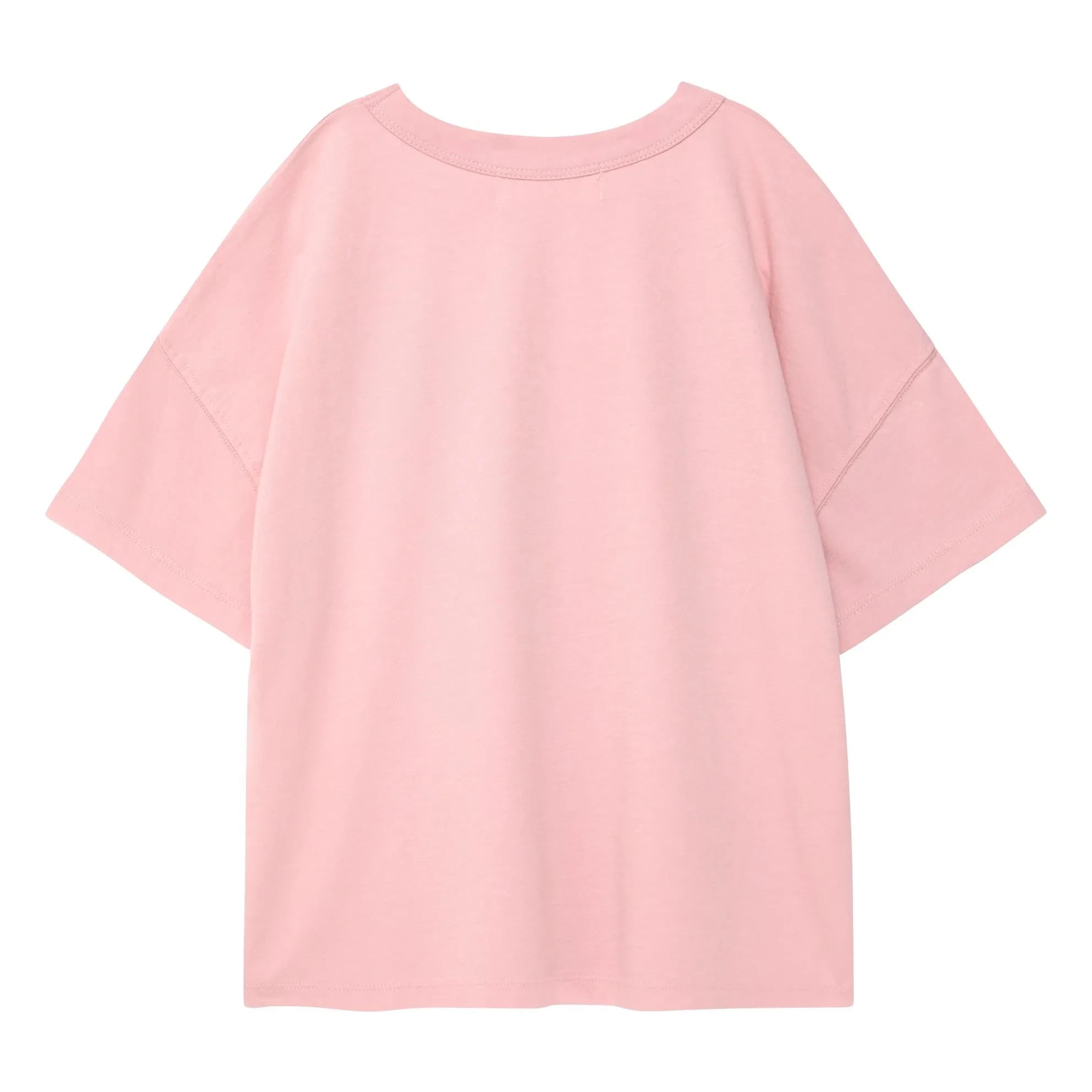 True Artist - T-Shirt Nr. 1 Vogel Bio-Baumwolle | Blassrosa