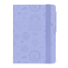 Legami - Notizbuch mit Blanko-Seiten und monochromem Softcover - Cosmic Lilac - Mein Notizbuch