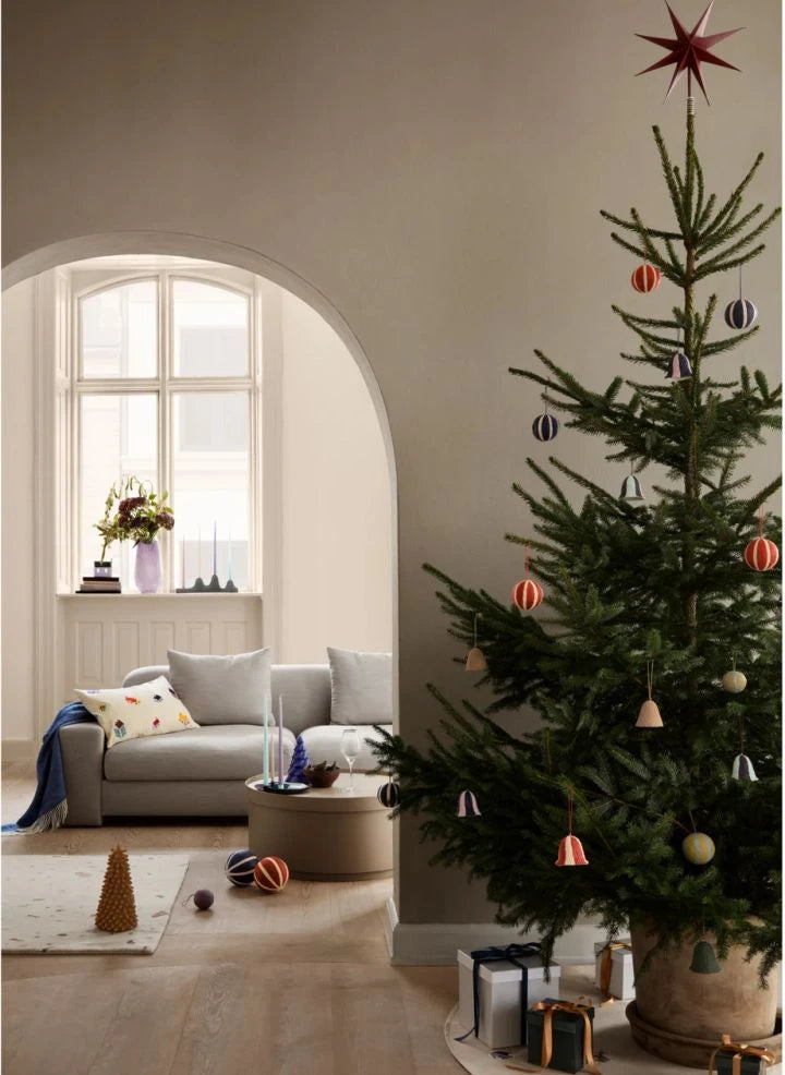 Broste Copenhagen - Baumwoll Weihnachtsdekoration | Bordeaux