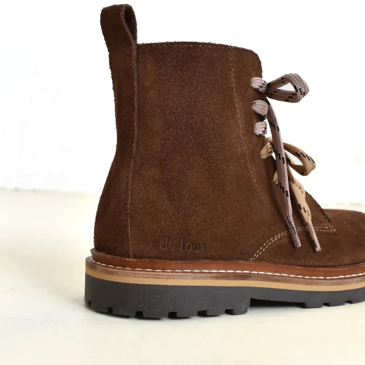 du Loua - Charly Wildleder-Schnürstiefel | Braun