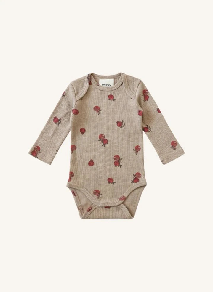 Studio Bohème - Woody Grenades Organischer Baumwollbody | Beige