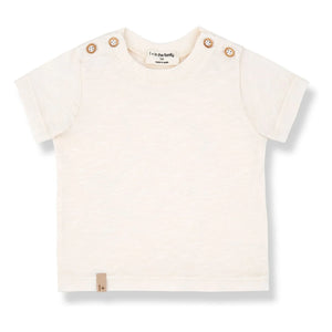 1+ in the family - Kamari Chiné T-Shirt | Ecru