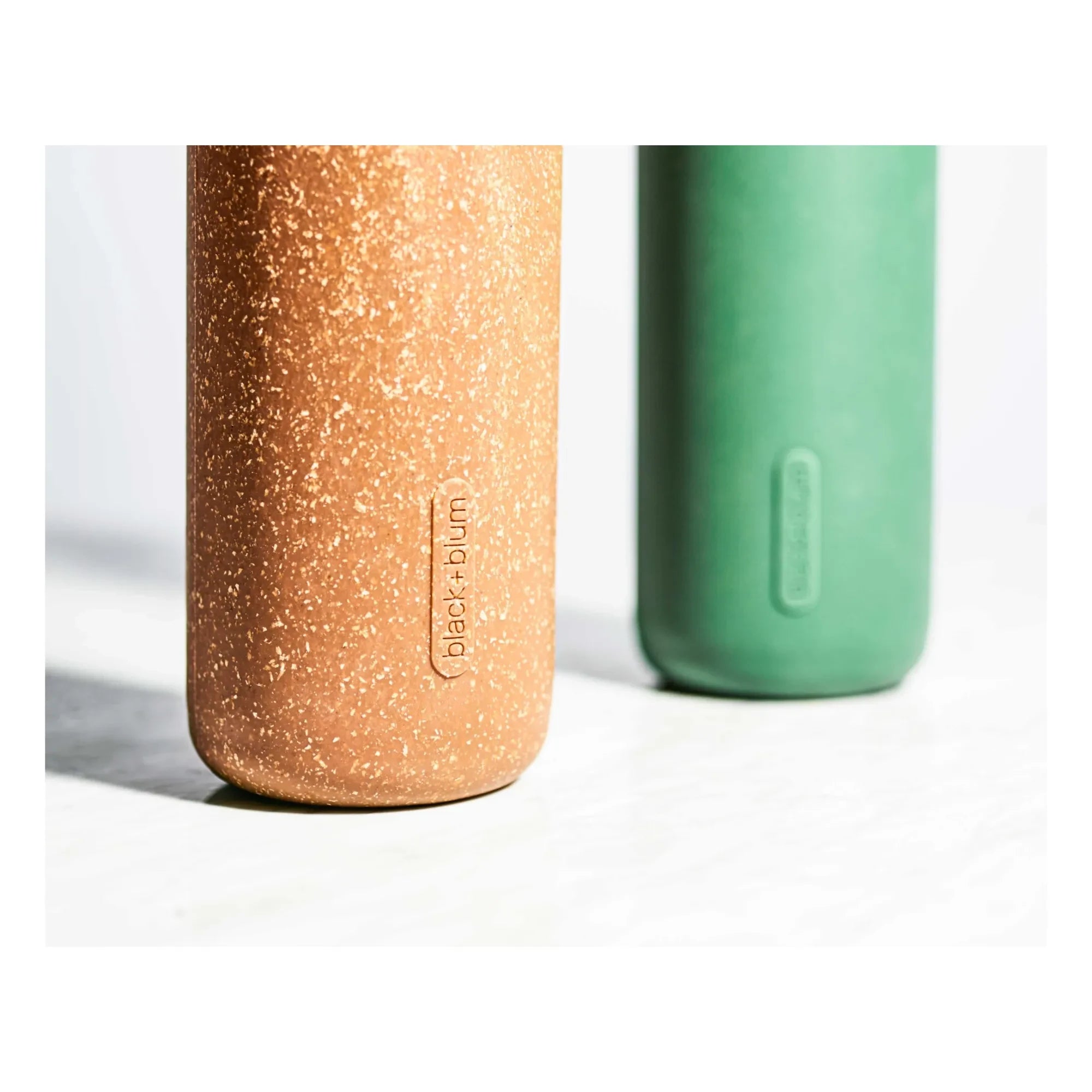 Black + Blum - Borosilikat Cam Su Şişesi - 600 ml | Bej
