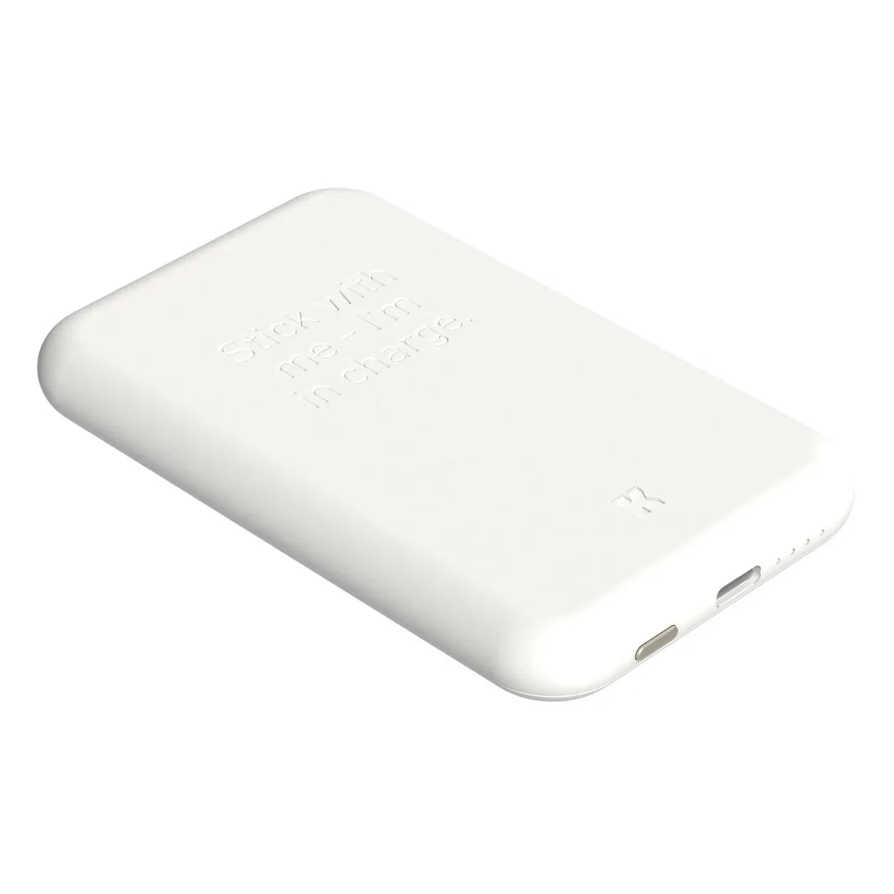 Kreafunk - ToCHARGE QI Powerbank | Weiß