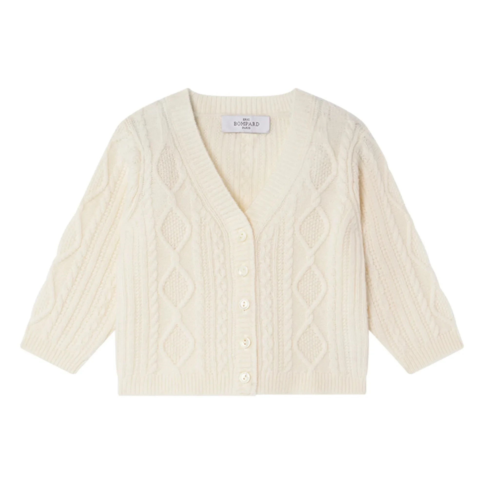 Bompard - Kaschmir-Strickjacke | Ecru
