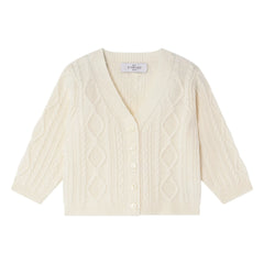 Bompard - Kaschmir-Strickjacke | Ecru