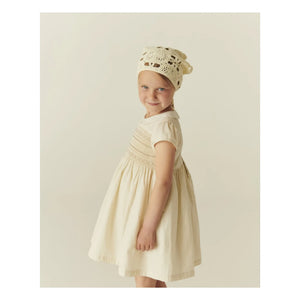 Copenhagen Colors - Kleid mit gerafftem Kragen Bio-Baumwolle | Creme