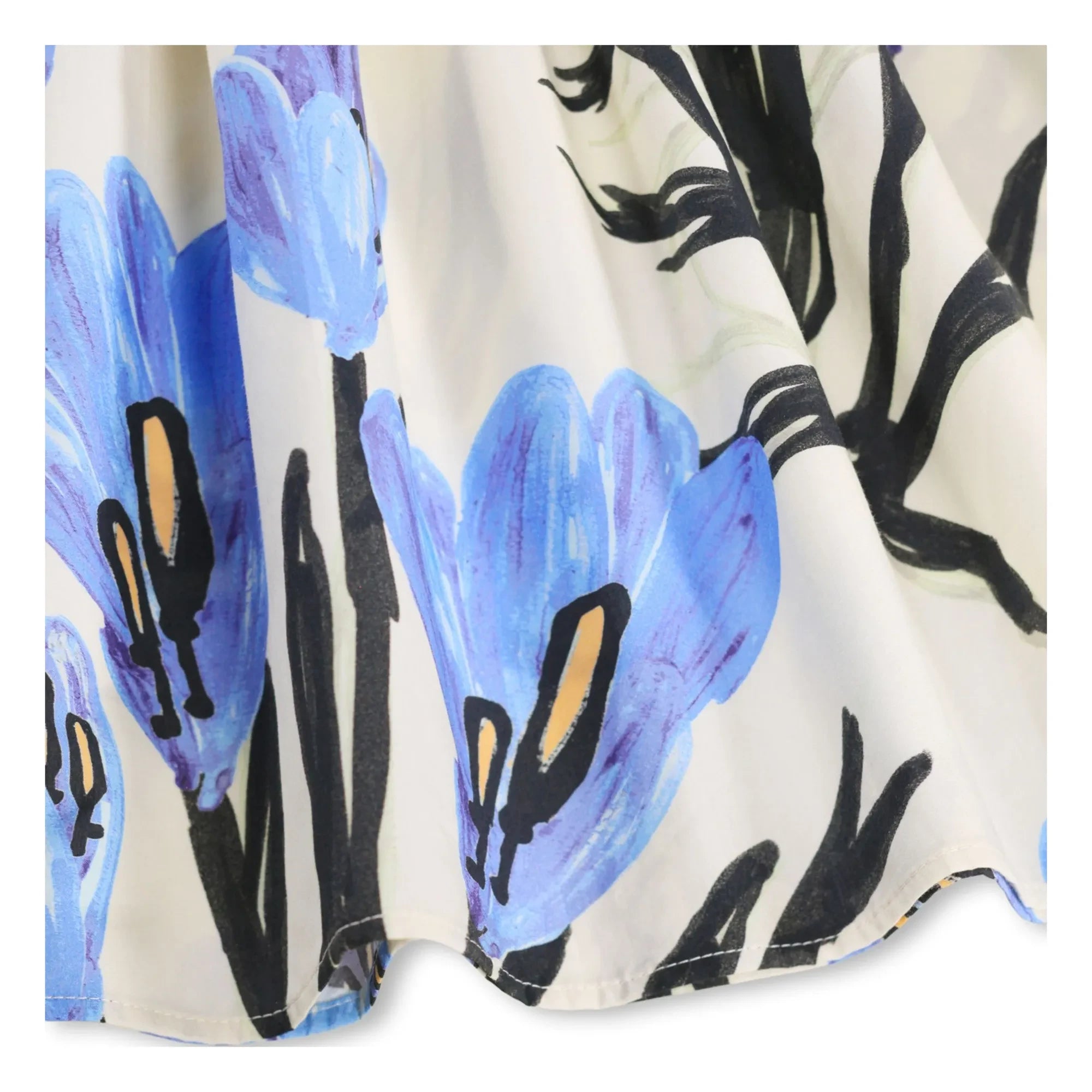 Molo - Chipie Bio-Baumwollkleid mit Blumen | Cremeweiß