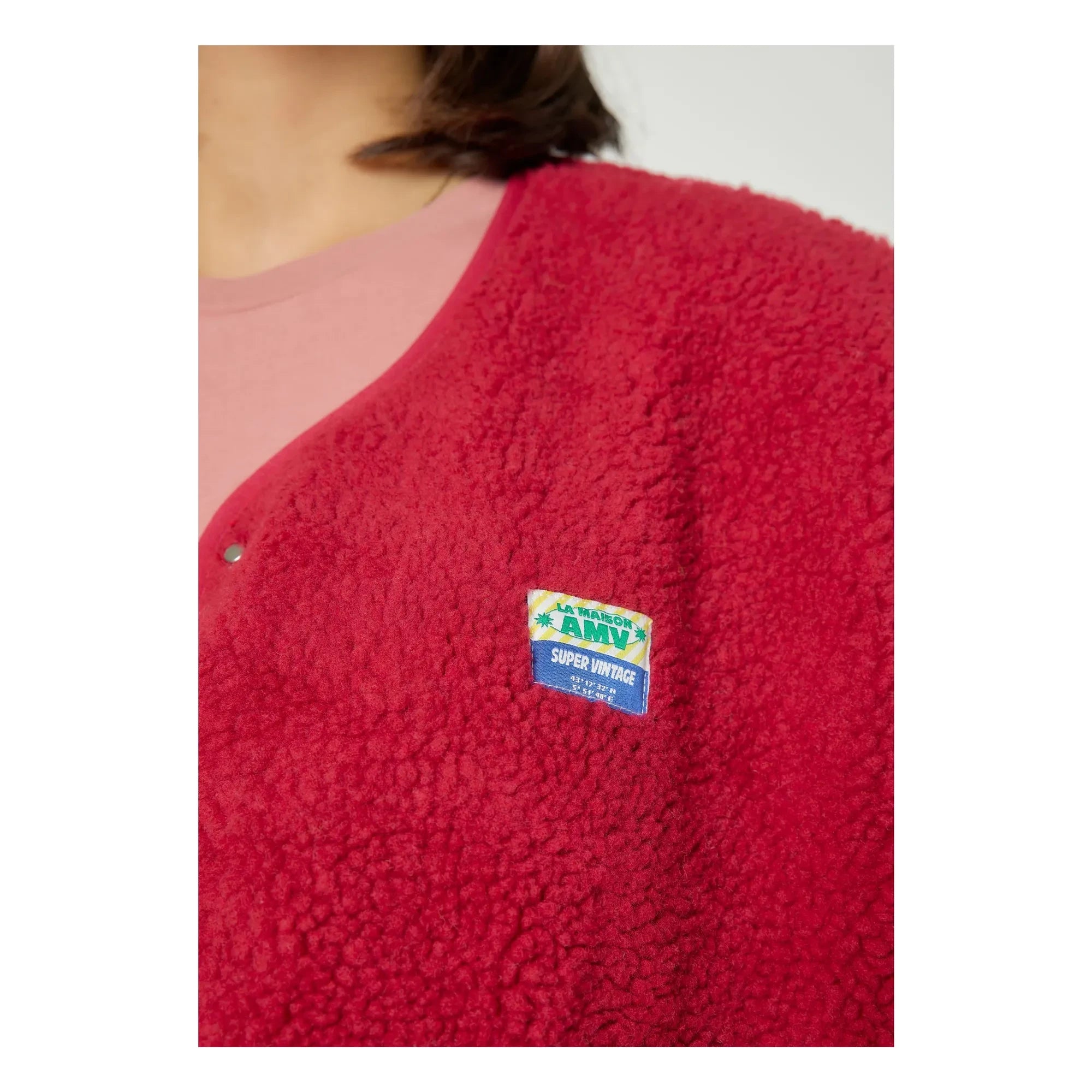 American Vintage - Hoktown Ärmellose Jacke | Magenta
