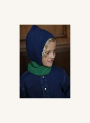 Hvid - Eddy Merino Wolle Balaklava | Blau