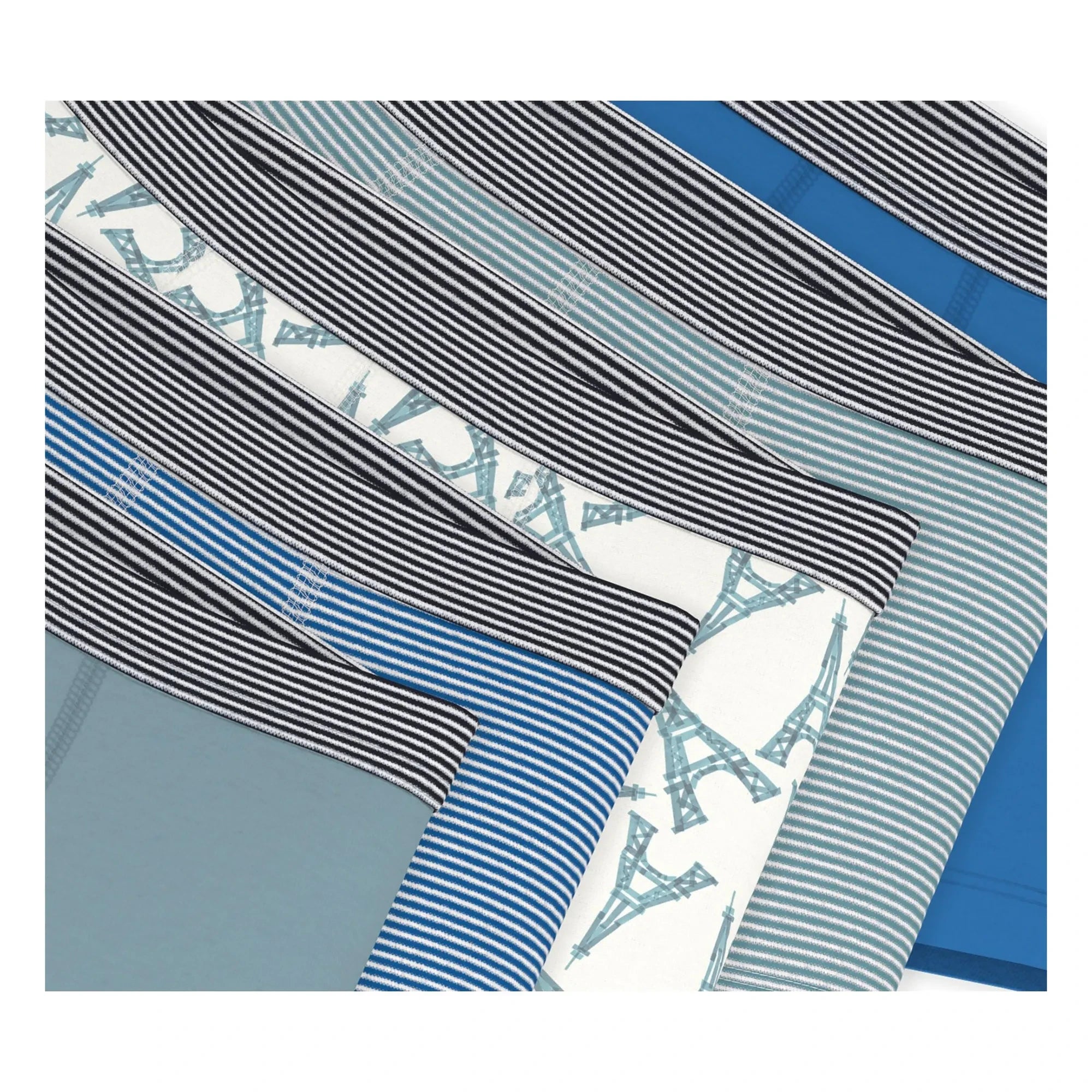 Petit Bateau - 5er-Set Eiffelturm-Boxershorts | Blau