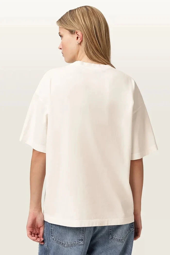 AllSaints Damen-Baumwoll-T-Shirt INSIGNIA
