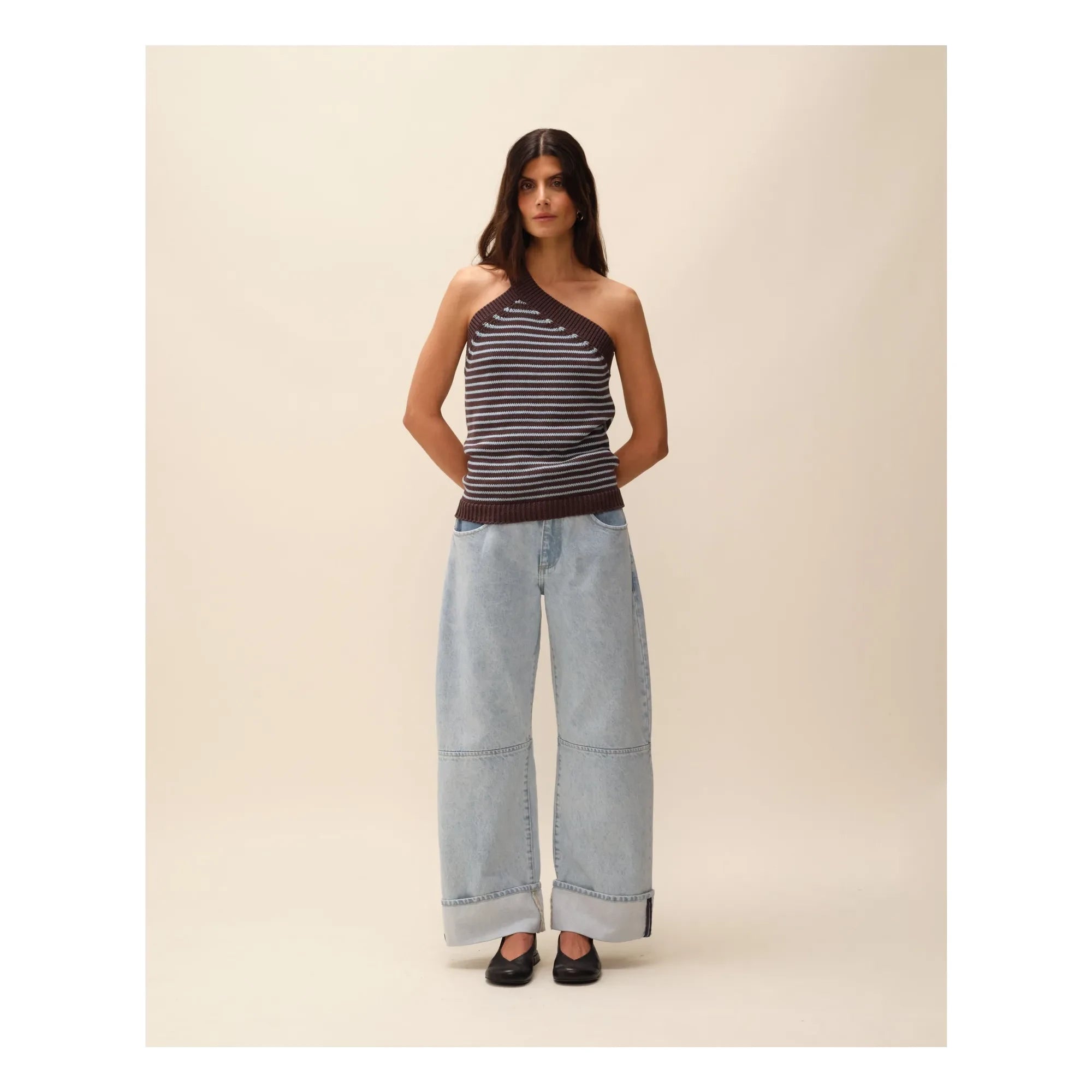 Nitah - Jean John | Stone-Washed Blau