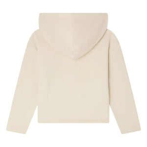 Bonpoint - Carmine Kapuzen-Sweatshirt aus Bio-Baumwolle | Kreide