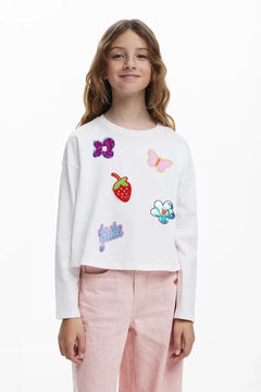 Desigual Uzun Kollu Çocuk Bluzu