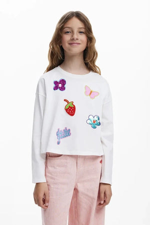 Desigual Uzun Kollu Çocuk Bluzu