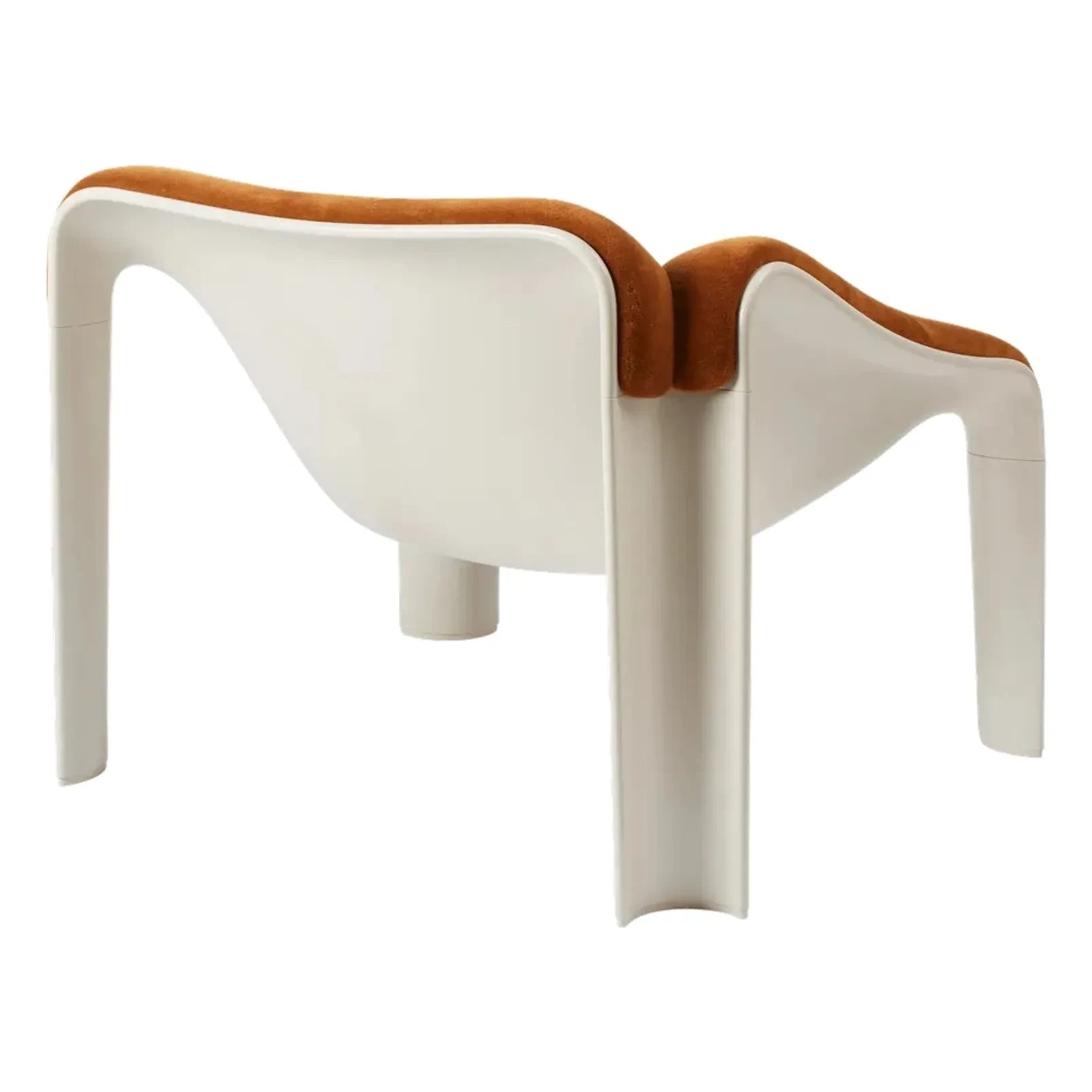Gubi - F300 Loungesessel, Pierre Paulin | Ziegelrot