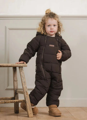 Töastie - Wasserfeste Kunstpelzkapuze Cloud Jacke | Braun
