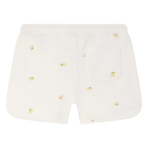 Bonpoint - Shorts aus Bio-Baumwollfleece Caroline Kirschen | Ecru