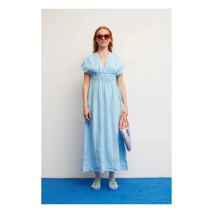 Dr Bloom - Caricia Leinenkleid | Hellblau