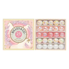 Billes & Co – Einhorn-Murmel-Set mit 25 Stück | Rosa