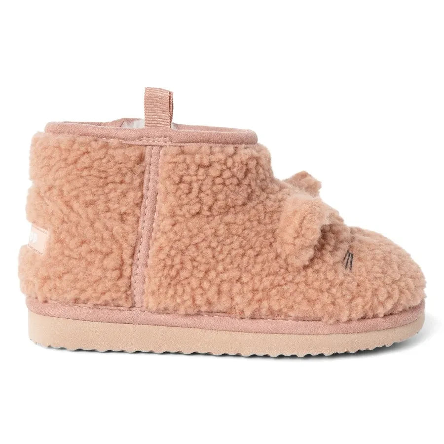 Liewood - Alban, aus recycelten Fasern gefertigte Sherpa-Stiefel mit Katzenmuster | Rosa