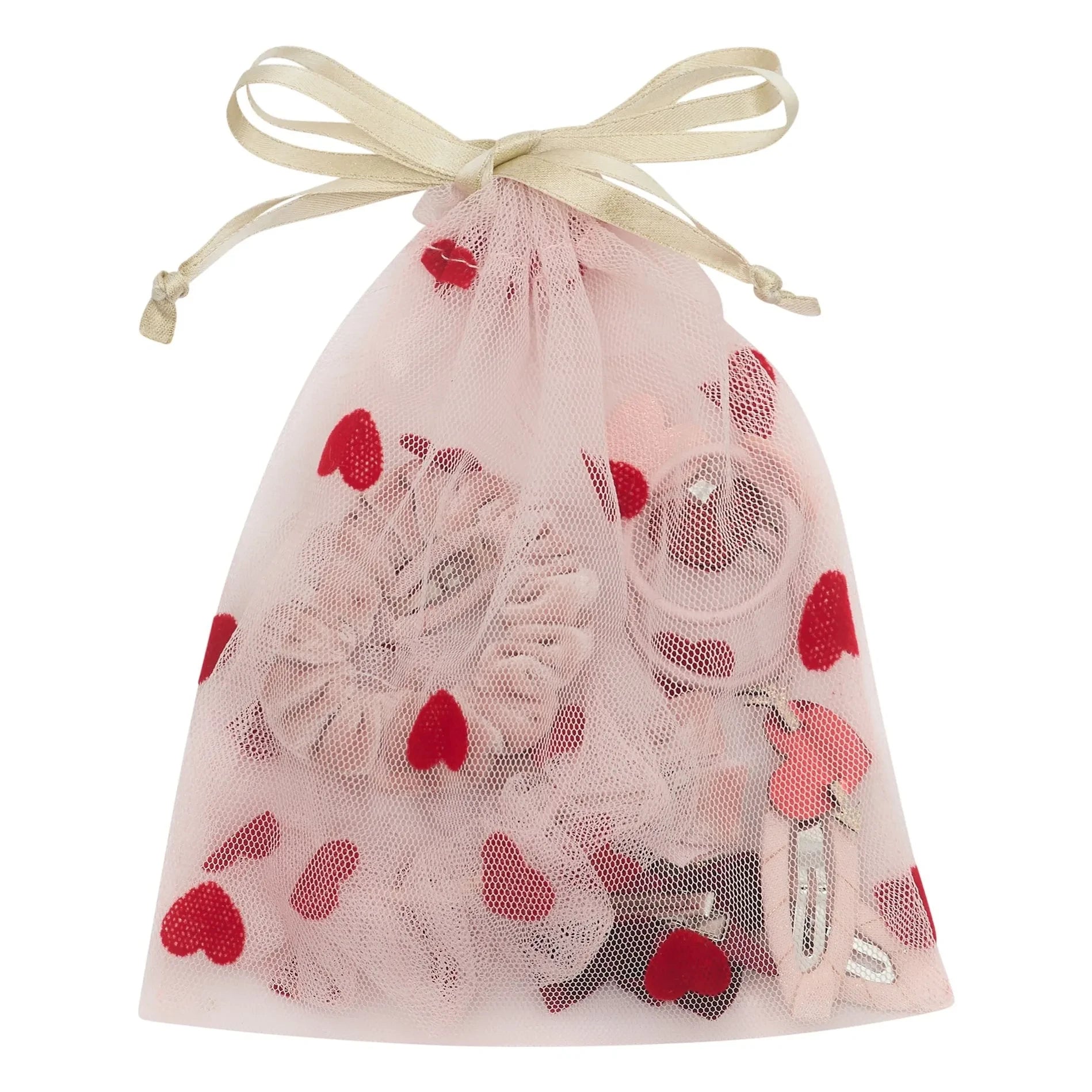 Mimi & Lula – Rosa Überraschungsherzen Beuteltasche