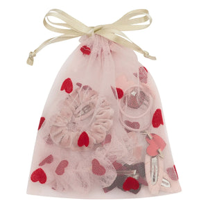 Mimi & Lula – Rosa Überraschungsherzen Beuteltasche