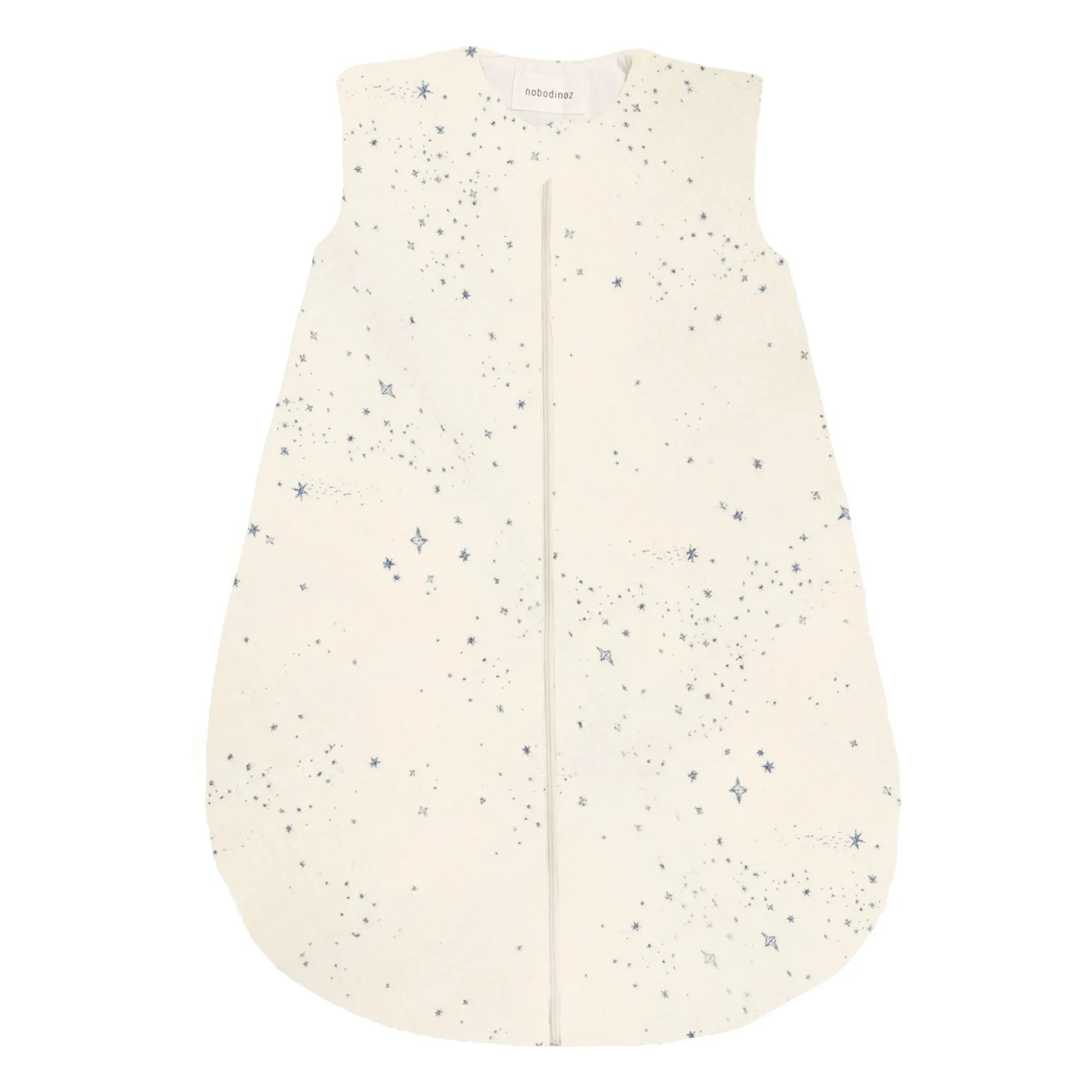 Nobodinoz - Fluffy Wabi Sabi Milky Way Ganzjahres-Schlafsack | Blau