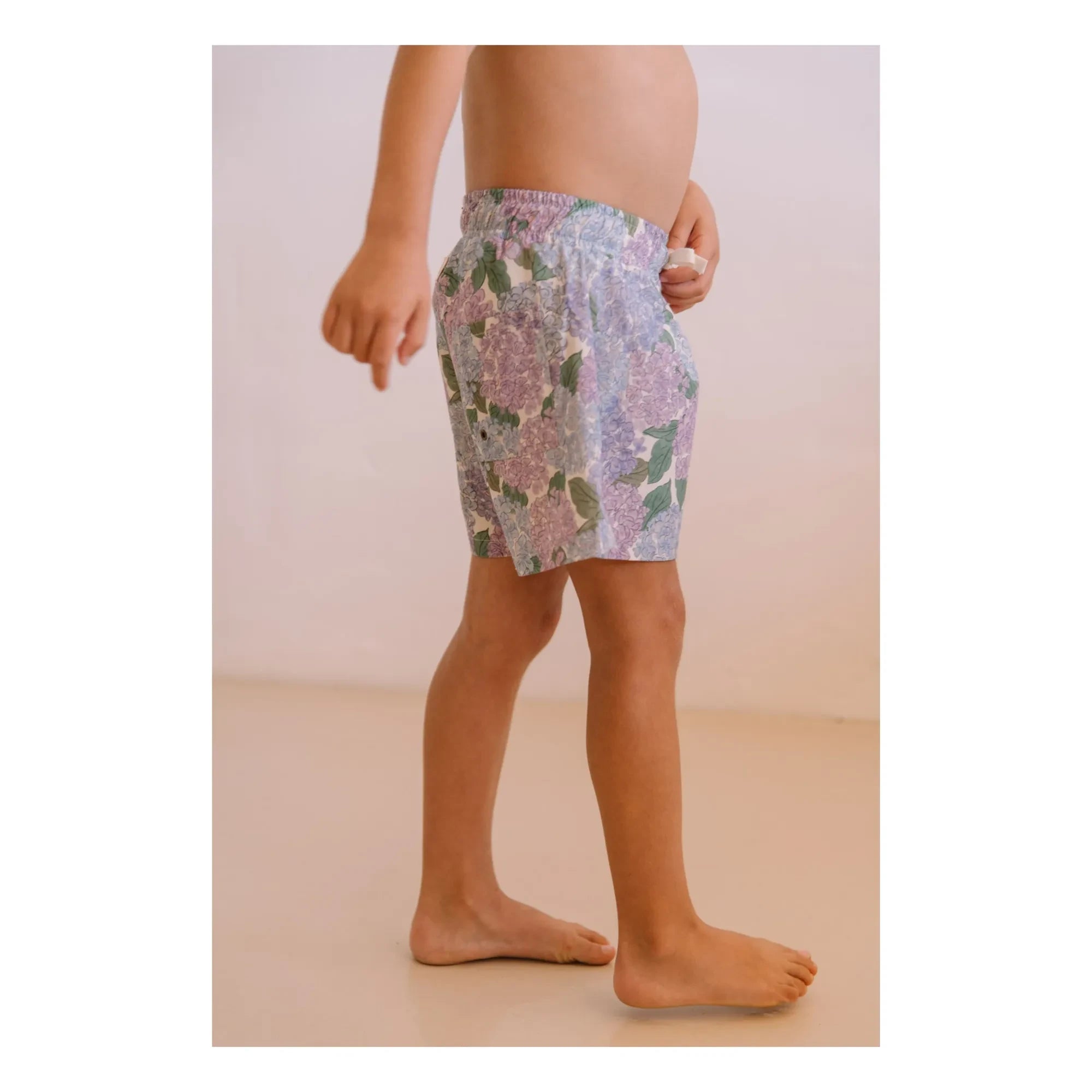 Studio Bohème - Chico Fleurs Bio-Baumwoll-Badeshorts | Flieder