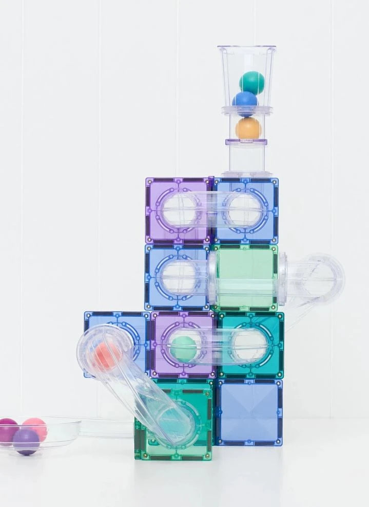 Connetix - Pastell 114 Teile Balllauf-Set