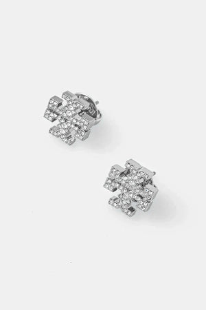Tory Burch Kira Pave Stud Küpeler