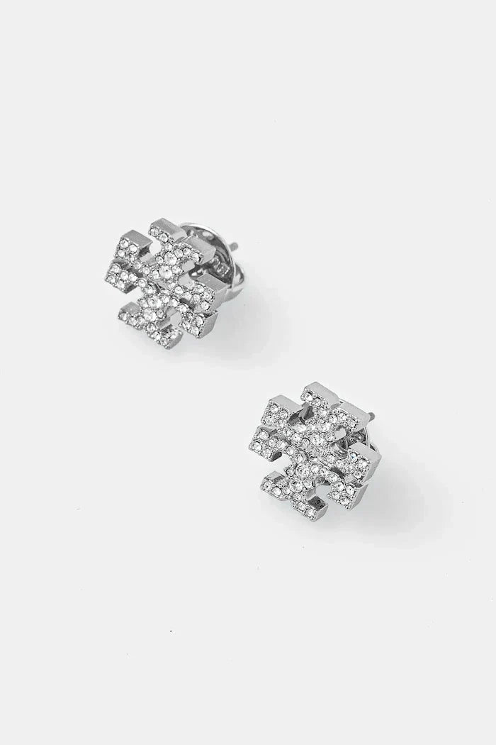 Tory Burch Kira Pave Stud Küpeler