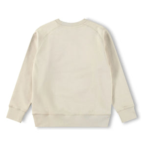 Molo - Mike Smile Bio-Baumwoll-Sweatshirt | Ecru